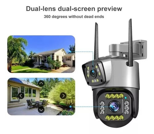 CAMARA DOBLE LENTE LED