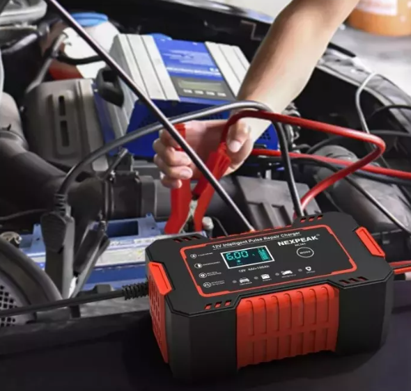 Cargador de bateria de carro de 12V, 6A