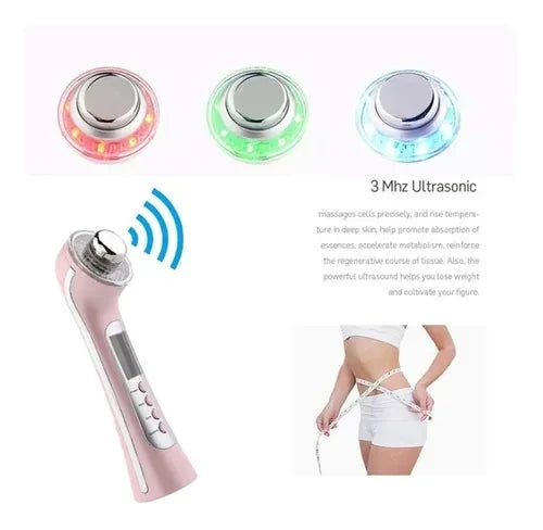 Masajeador Ultrasonido Facial 5 en 1